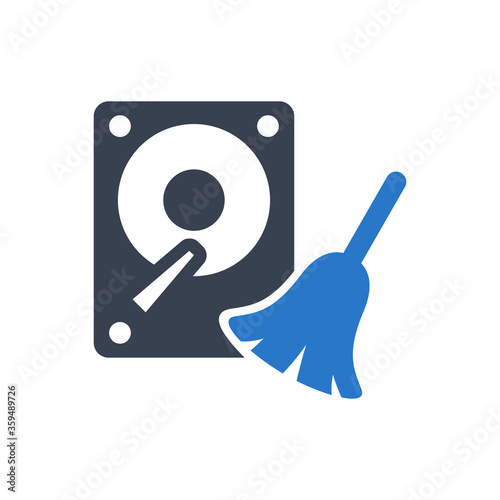 Disk cleanup icon