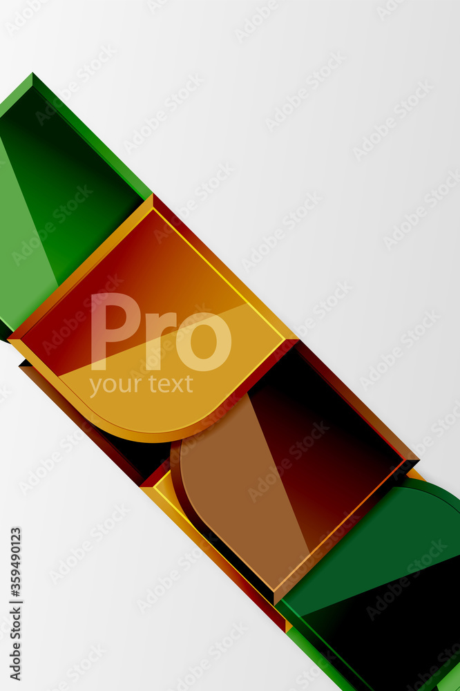 Glossy glass squares with round elements geometric composition. Abstract geometric background with 3d effect composition For Wallpaper, Banner, Background, Card, Book Illustration, landing page Glossy glass squares with round elements geometric composition. Abstract geometric background with 3d effect composition For Wallpaper, Banner, Background, Card, Book Illustration, landing page