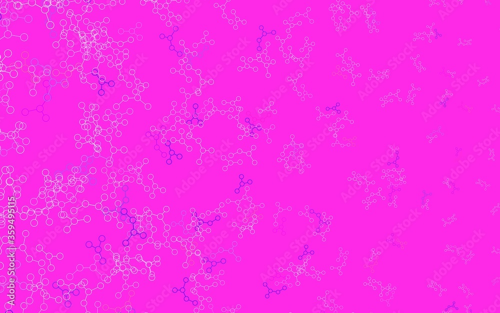 Light Blue, Red vector pattern with artificial intelligence network. Light Blue, Red vector pattern with artificial intelligence network.