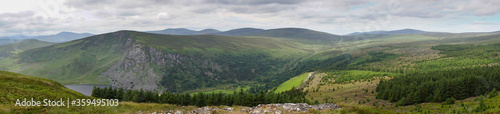 Photography Panoramic view of Wicklow Mountains