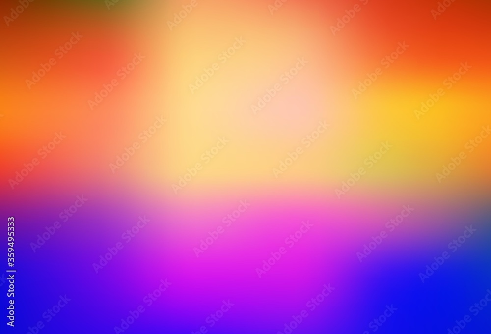 Obraz premium Light Blue, Yellow vector abstract blurred background.