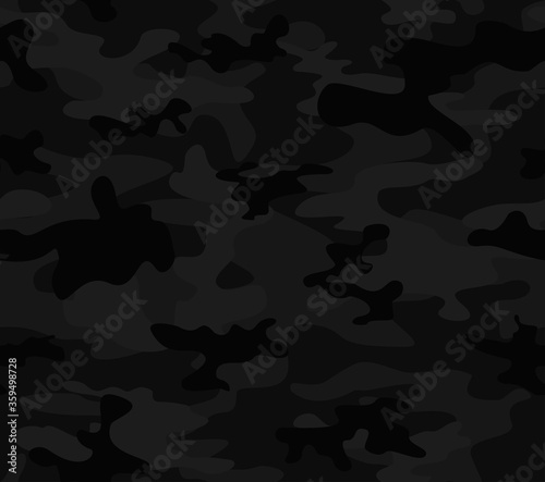 black army camo seamless background classic pattern for printing clothes, fabrics.