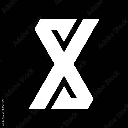 Letter X Vector Design. Initials X Logo Template Illustration Design. Vector EPS 10.