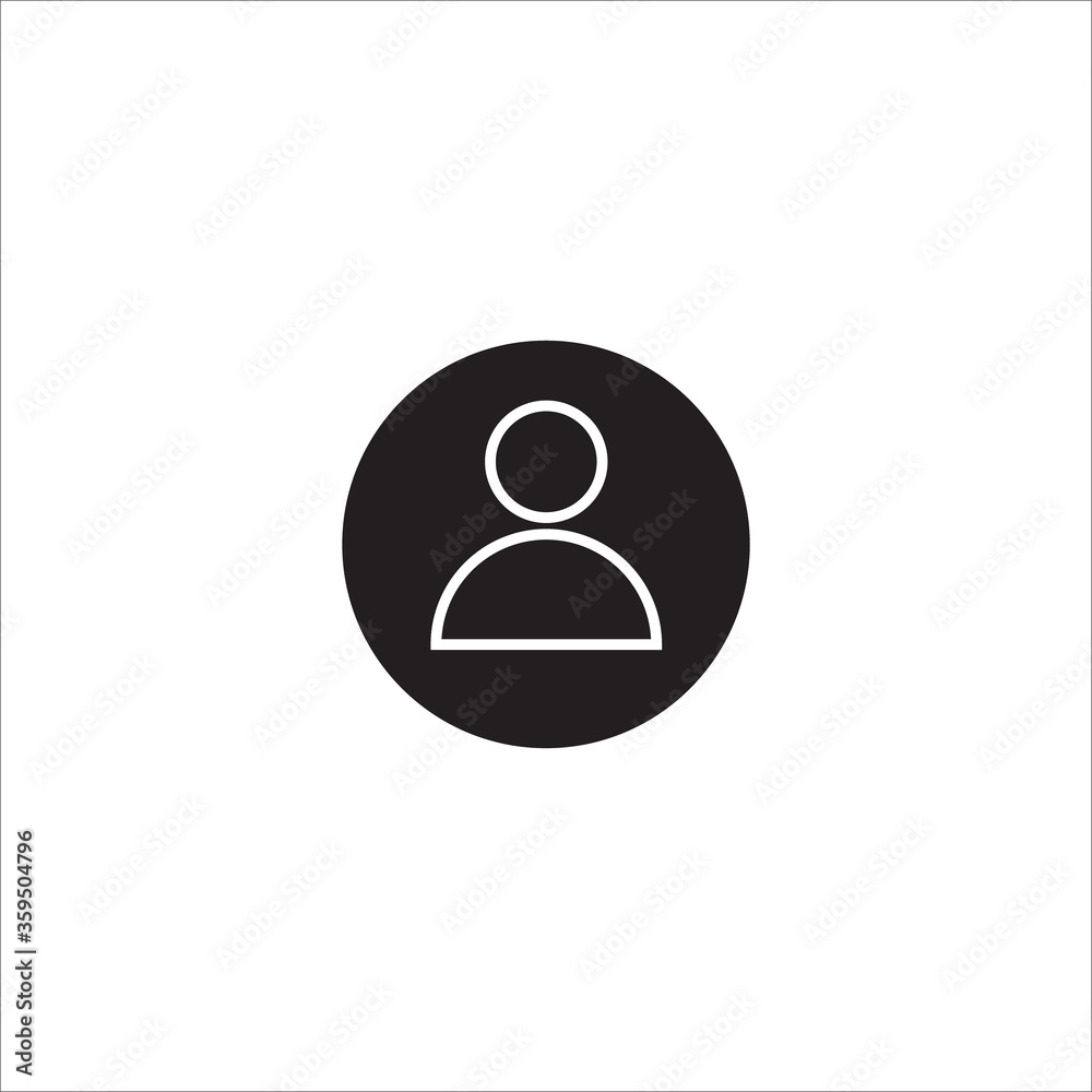Profile icon vector design template Profile icon vector design template