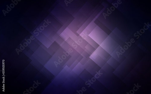 Dark Purple vector background with straight lines. Decorative shining illustration with lines on abstract template. Pattern for ads, posters, banners.
