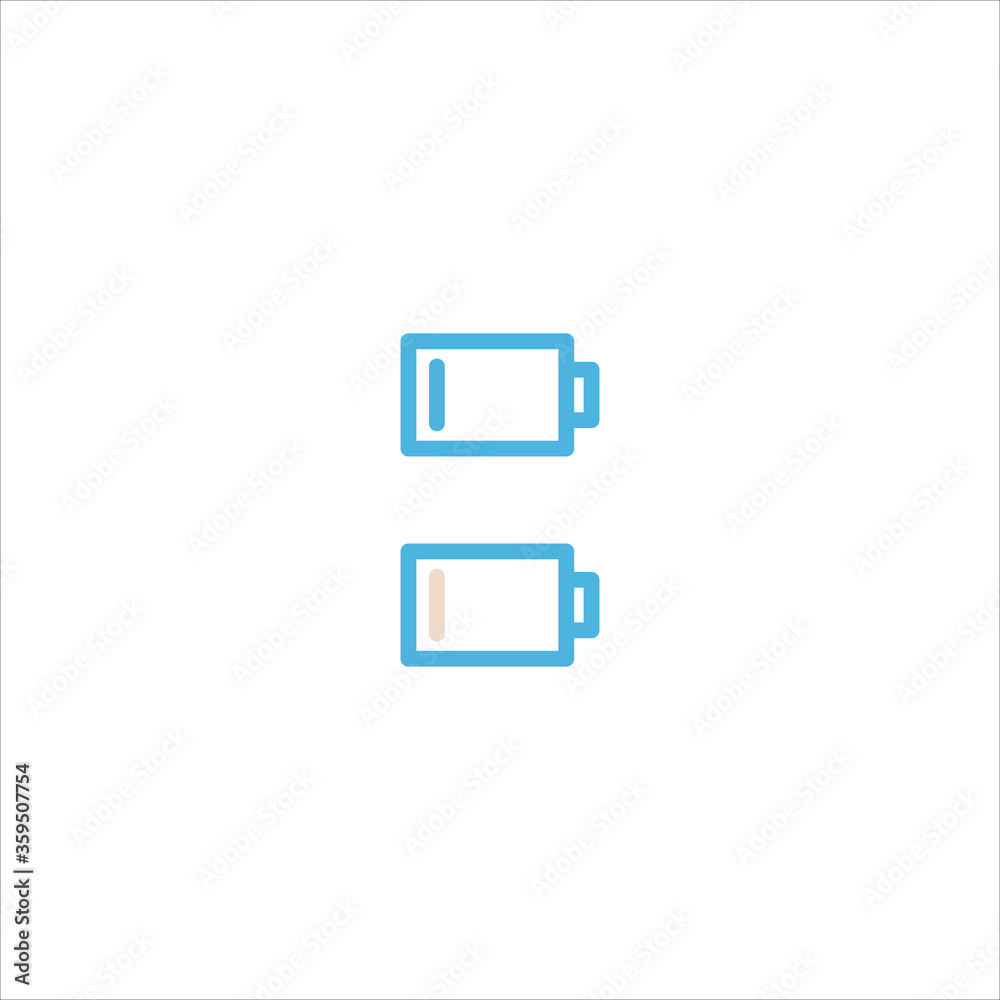 battery indicator icon flat vector logo design trendy battery indicator icon flat vector logo design trendy