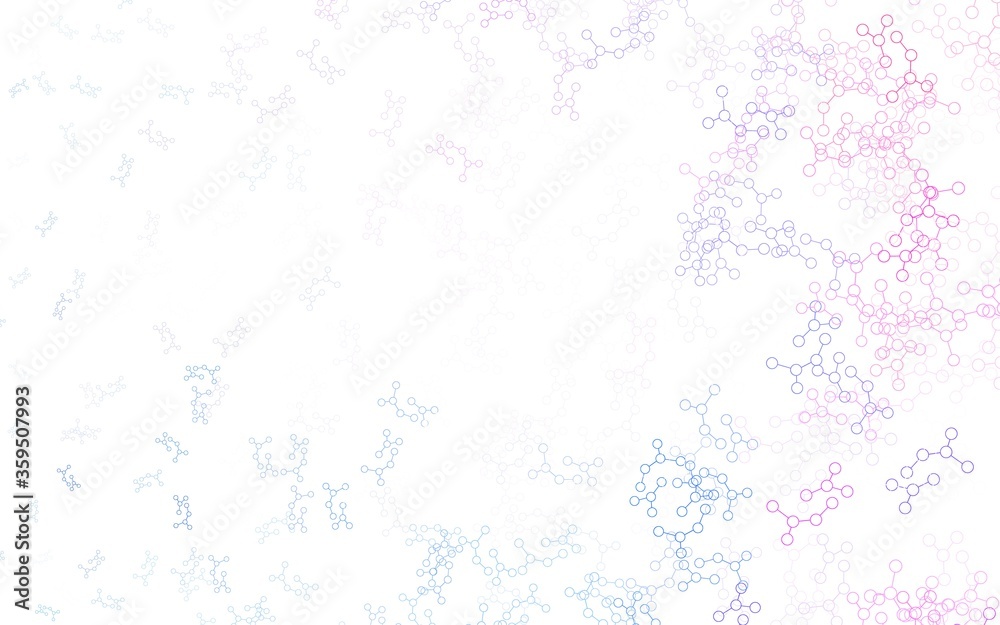 Light Blue, Red vector background with forms of artificial intelligence. Light Blue, Red vector background with forms of artificial intelligence.