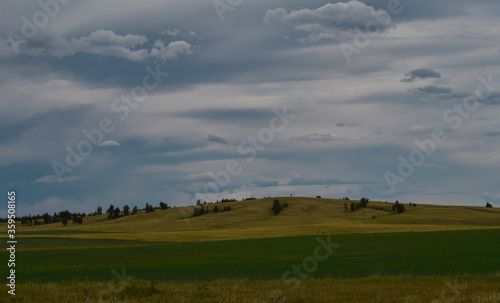 landscape with clouds