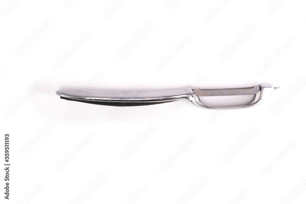 potato peeler of vegetables metal isolated potato peeler of vegetables metal isolated