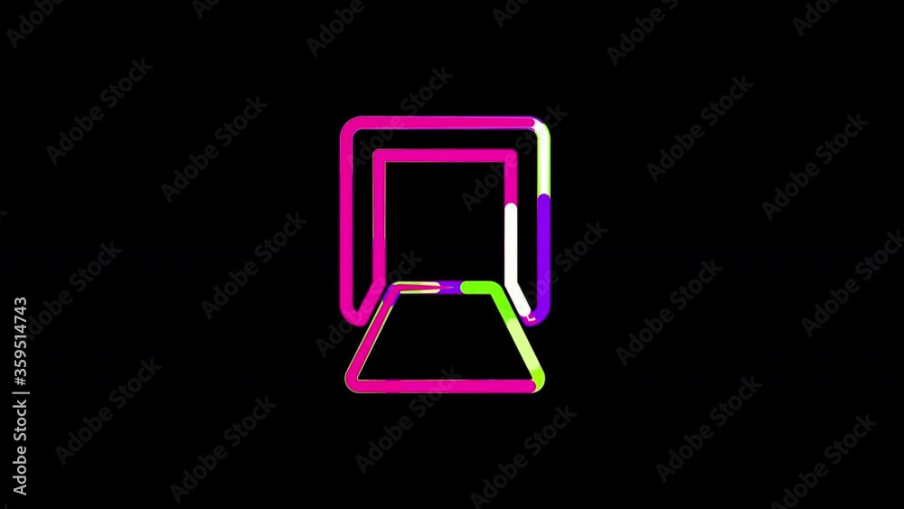 Circles gather in symbol ramp loading. After it crumbles in a line and moves to the camera. Alpha channel black Circles gather in symbol ramp loading. After it crumbles in a line and moves to the camera. Alpha channel black