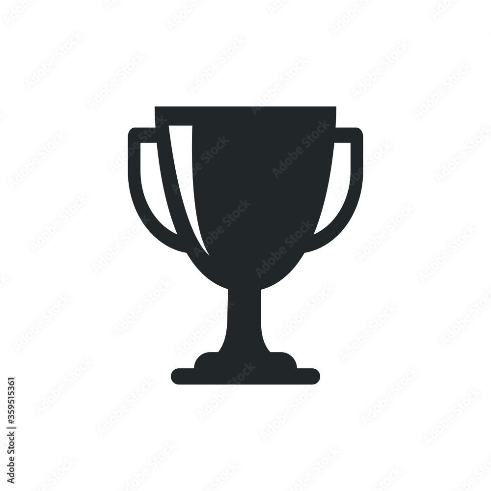 Podium Winner Trophy Vector Illustration First Place Icon Podium Winner Trophy Vector Illustration First Place Icon