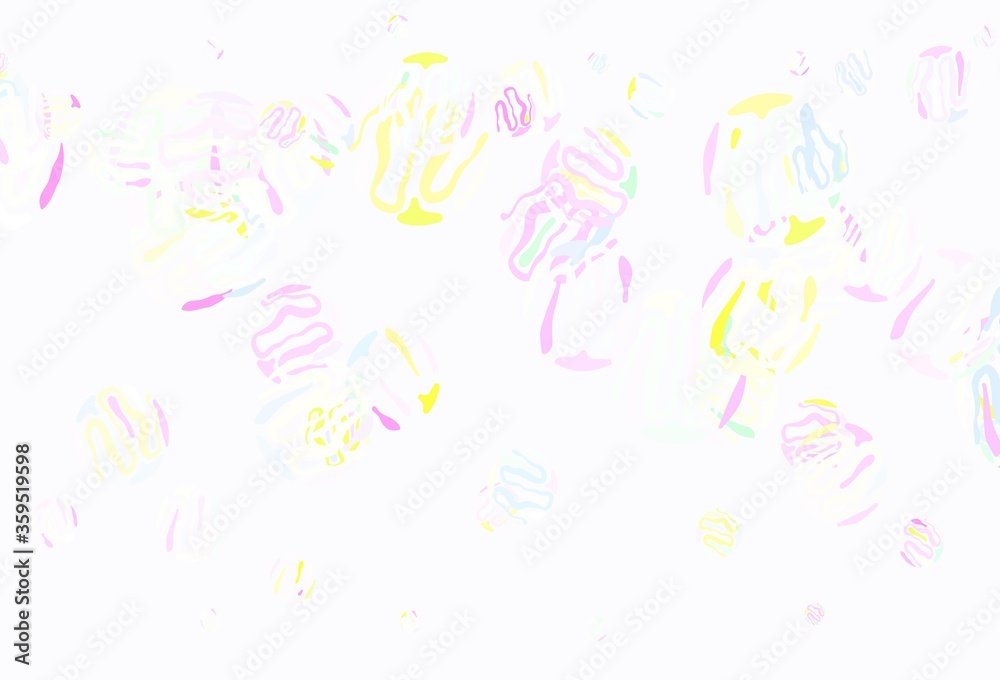 © smaria2015 - Light Multicolor vector template with curved lines. © smaria2015 - Light Multicolor vector template with curved lines.