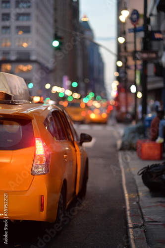 Traffic in New York city. Background. USA © aletia2011