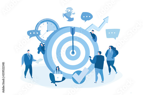 Productivity, motivation, Vector illustration for web banner, infographics, mobile.  Growth skills , success organization strategy