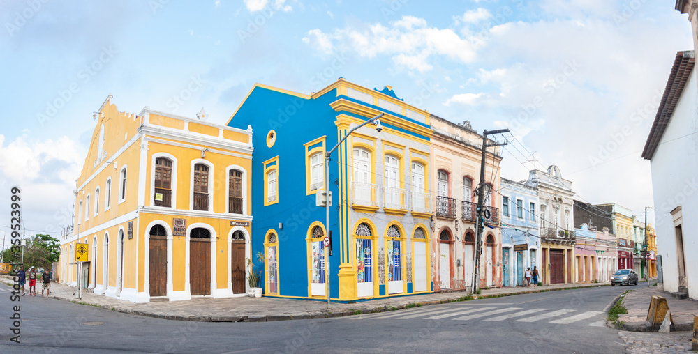Naklejka premium Casario do Largo do Varadouro - Sítio Histórico de Olinda