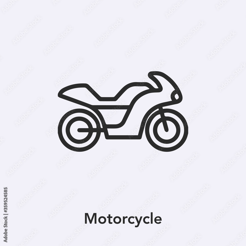 motorcycle icon vector sign symbol motorcycle icon vector sign symbol