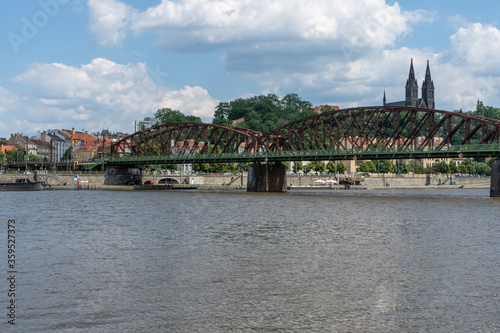 Obraz na płótnie view of prague w salonie