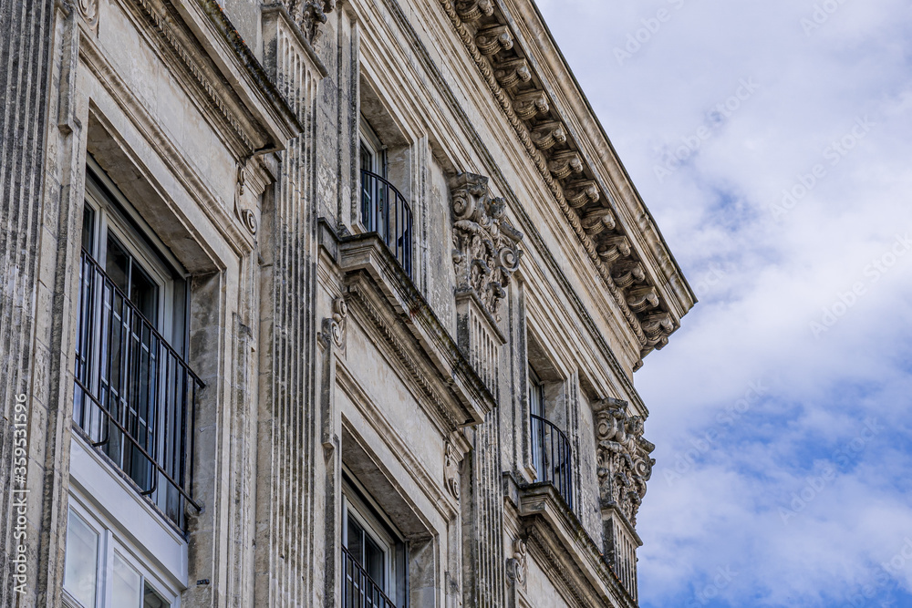 Bayonne, France. 19.06.2020  French building, architectural masterpiece. History art.