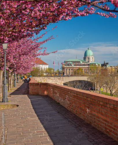 Amazing spring cityscape in...