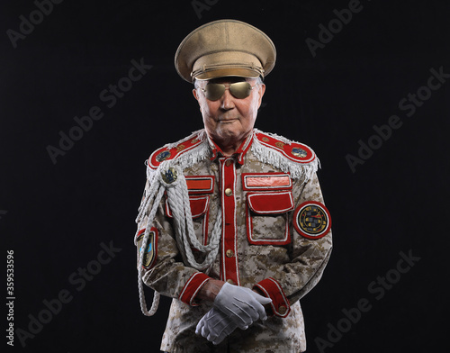 Fotografering portrait of an old general