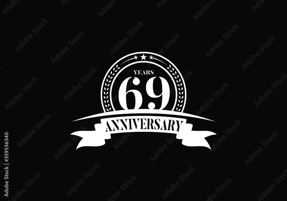Anniversary logo template Vector design birthday celebration, Design for booklet leaflet magazine brochure poster web invitation or greeting card Anniversary logo template Vector design birthday celebration, Design for booklet leaflet magazine brochure poster web invitation or greeting card