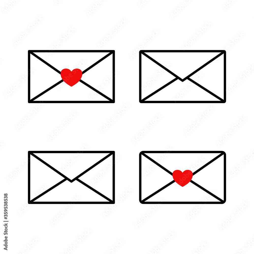 email icon . web icon set .vector illustration email icon . web icon set .vector illustration