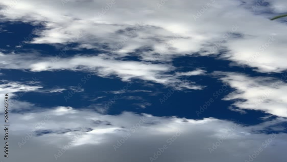 Timelapse. Blue sky with white clouds Clouds in the sky Timelapse. Blue sky with white clouds Clouds in the sky
