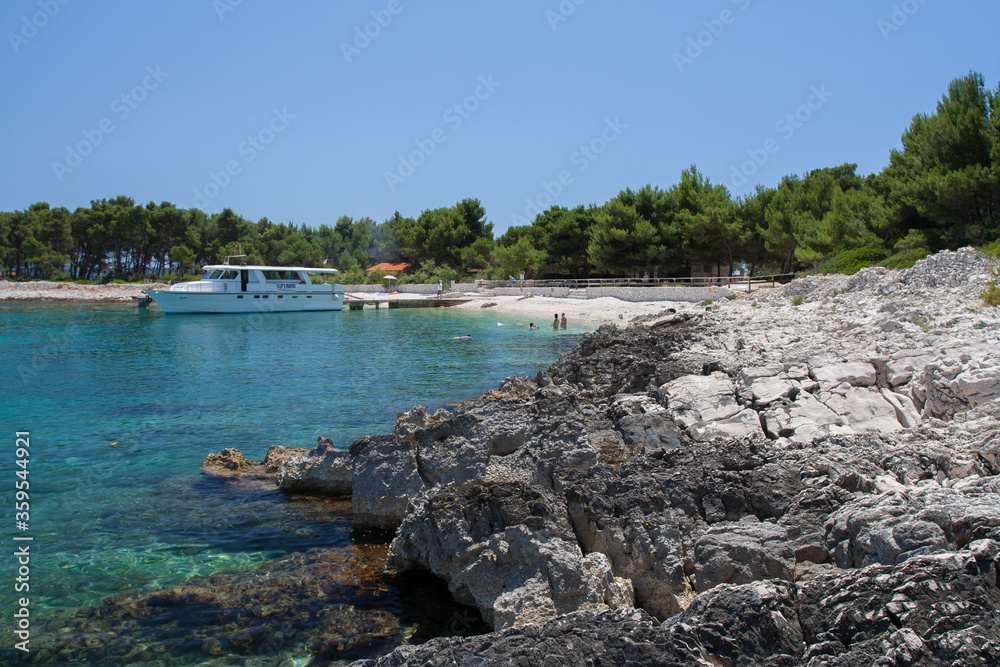 Plaża - Wyspa Ciovo, Okrug Gornji - Chorwacja