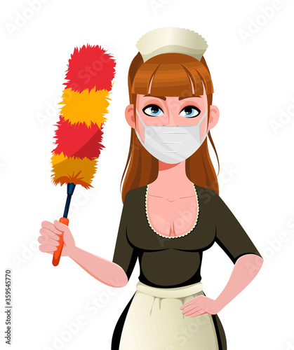 Maid, cleaning lady, cleaning woman