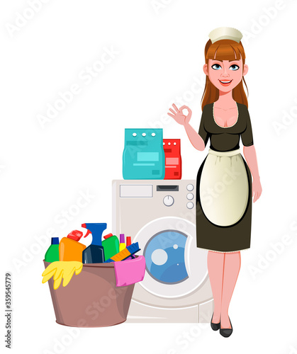 Maid, cleaning lady, cleaning woman