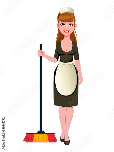 Maid, cleaning lady, cleaning woman