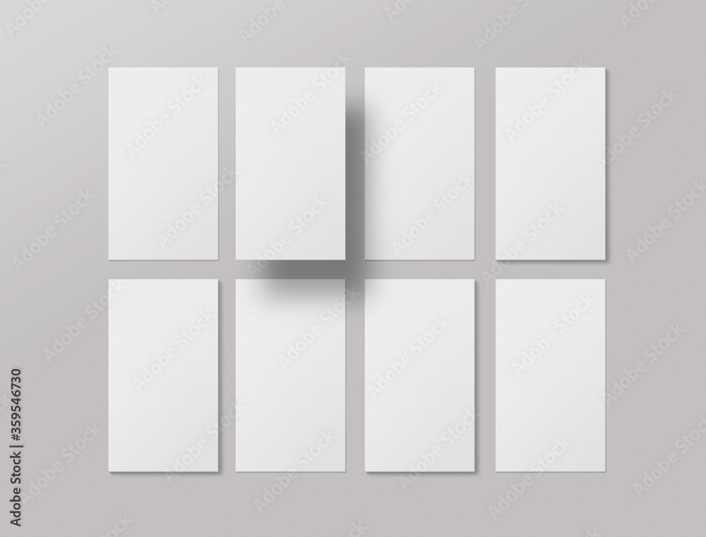 Business Card Portrait Mockup Business Card Portrait Mockup