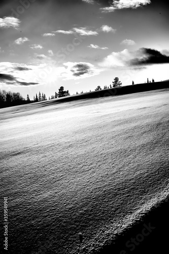 Winter wonderland in Noreway, Hemsedal. High contrast and crisp details.   photo