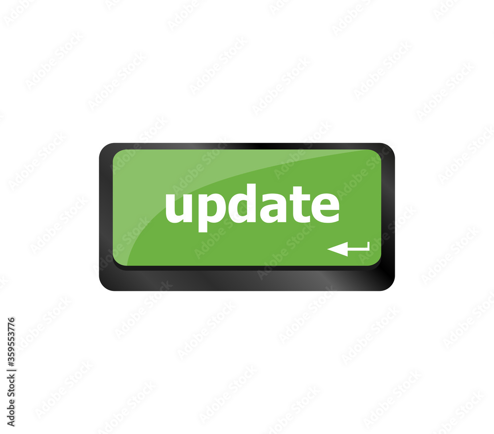 computer keyboard keys with update word on it computer keyboard keys with update word on it