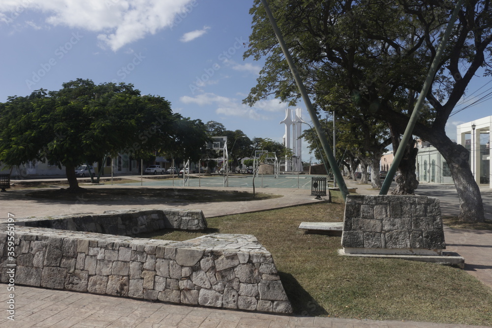 Retrato de la Ciudad Capital de Campeche, en el Estado de Campeche, México.