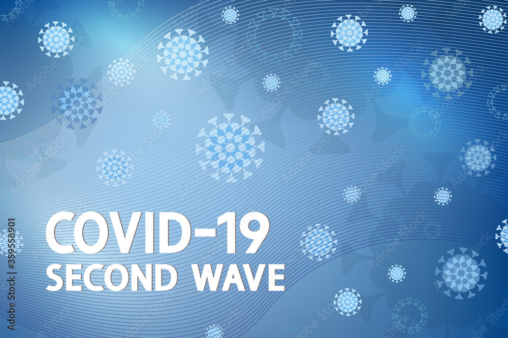 Second wave of coronavirus infection vector concept. Covid-19 come back. Second wave of coronavirus infection vector concept. Covid-19 come back.