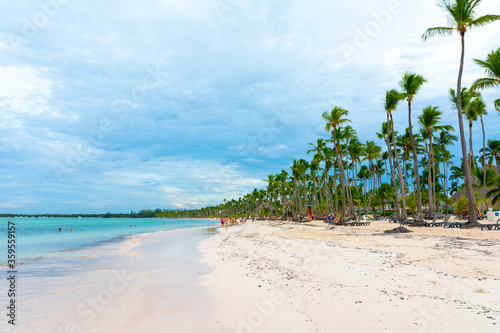 Caribbean sea view, bavaro beach, Punta cana, Dominican Republic