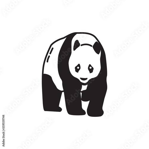 Simple modern professional Panda logo template design versatile
for your business and company
