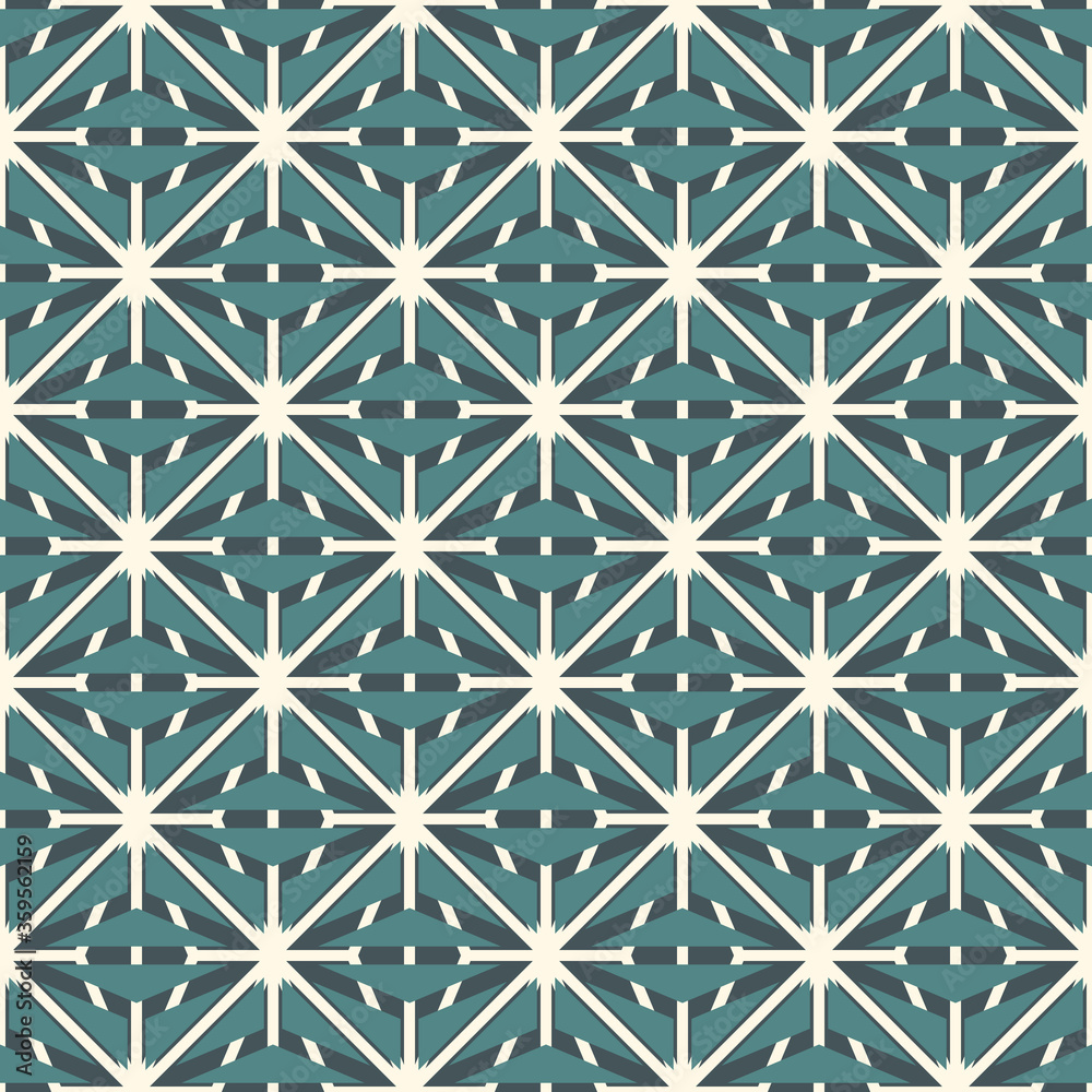 Repeated figures background. Geometric shapes wallpaper. Seamless surface pattern with polygons. Ethnic and tribal style