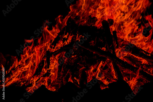 fire flames background