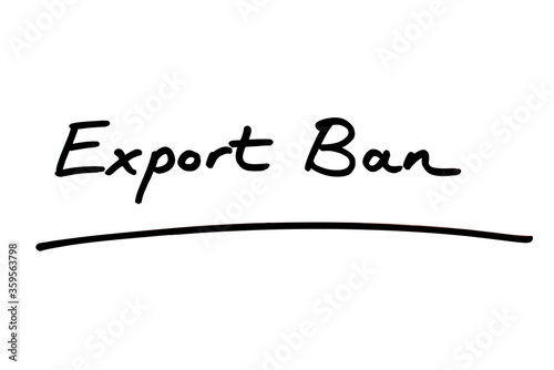 Export Ban photo