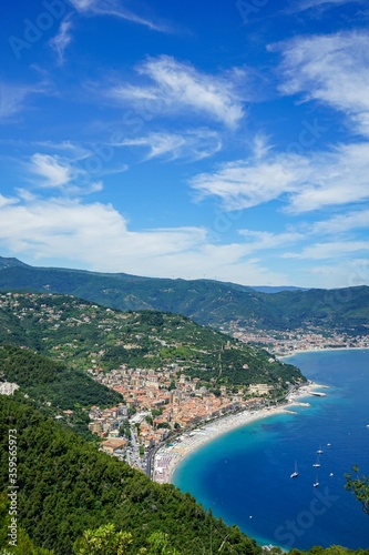 A panoramic view of Noli, Liguria - Italy © Cosca