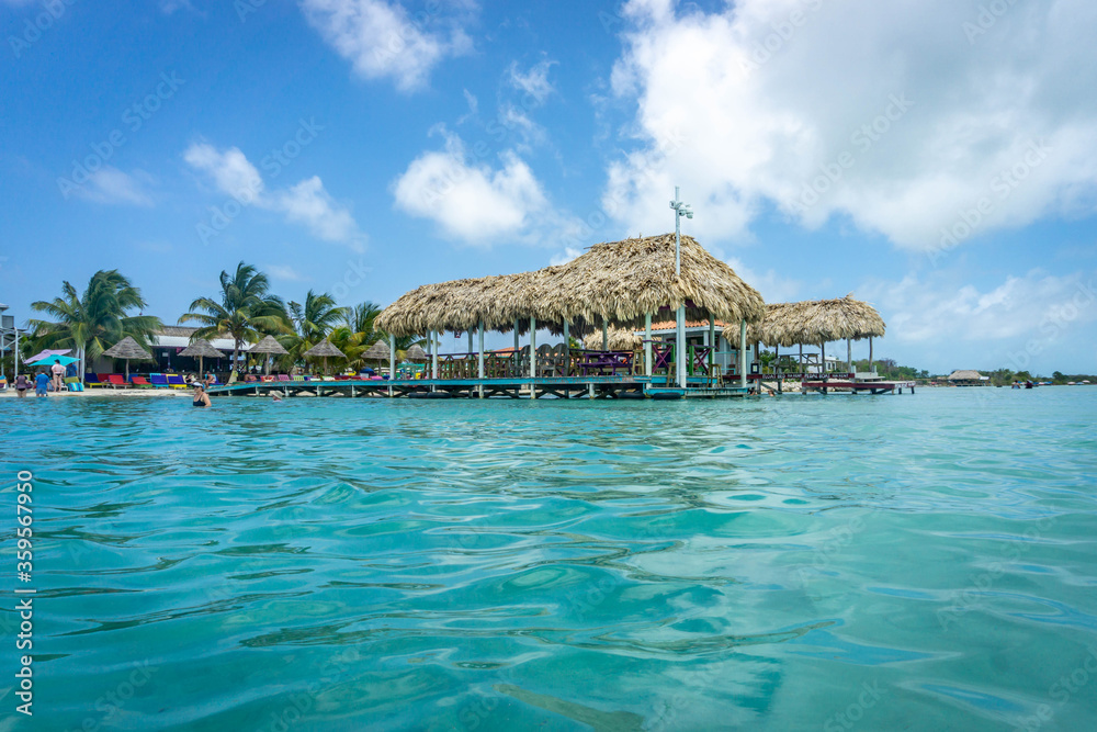 Ambergris Caye - Belize, tropical Paradise in the Caribbean sea.
