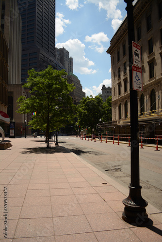 Empty Streets in Boston 