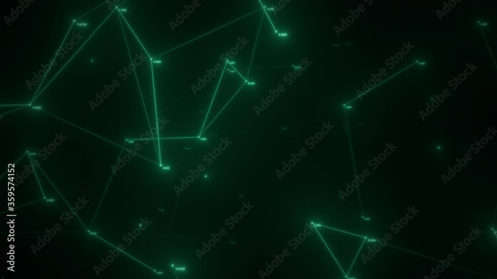 Abstract technology background from animated lines and dots. Looping seamless space geometrical backdrop Abstract technology background from animated lines and dots. Looping seamless space geometrical backdrop
