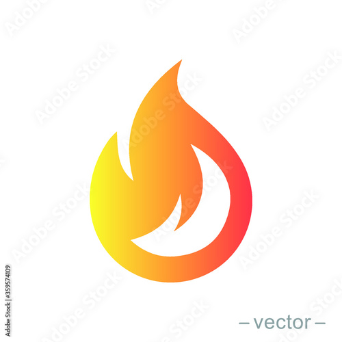 Fire flame logo vector illustration design template. vector fire flames sign illustration isolated. fire icon
