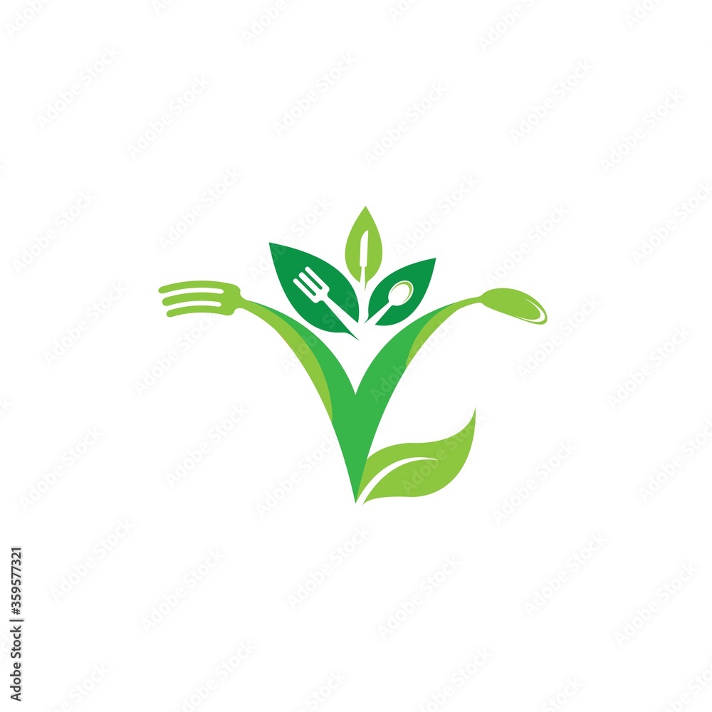 Healthy Food Logo Design Template icon illustration
Healthy Food Logo Design Template icon illustration