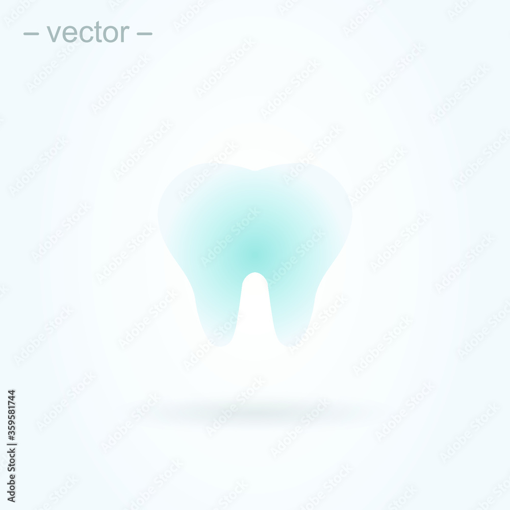 Dental Treatment and Tooth. Simple vector modern icon design illustration. EPS 10 Dental Treatment and Tooth. Simple vector modern icon design illustration. EPS 10