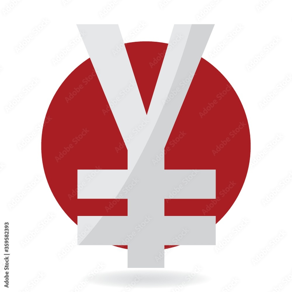 Obraz premium Yen symbol