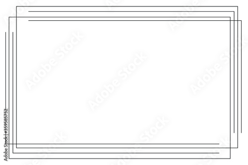 Frame isolated vector Icon. White background. Vintage frame